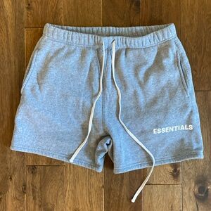 Essentials Fear of God men’s gray sweatshorts size medium